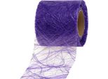 Nastro Da Tavolo Decorativo Non Tessuto 8Cm X 25M Viola Decorazione Bouquet Di Nozze
