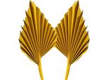 Mini Lancia Di Palma Gialla Set Di 100 - Decorazione Con Fiori Secchi Naturali Per La Decorazione Di Funerali E Bouquet Commemorativi