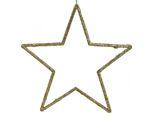 Decorazione Natalizia Stella Ciondolo Oro Glitter 17,5 Cm Set Di 9 Decorazioni Per Albero Di Natale