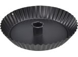Tortiera Portacandele In Metallo Nero Ø18Cm Set Di 2 Pezzi