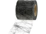 Nastro Decorativo Non Tessuto 8Cm 25M Grigio In Fibra Di Sisal Decorazione Da Tavolo Resistente Alle Intemperie