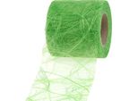 Nastro Decorativo In Tessuto Non Tessuto 8Cm X 25M Verde Chiaro - Nastro Da Tavolo Primavera Pasqua Giardino Resistente Alle Intemperie
