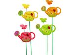 Spina Per Fiori Annaffiatoio In Legno Colorato Spina Da Giardino Decorazione Primavera Decorazione Balcone 16 Pezzi