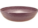 Elegante Ciotola In Plastica Viola 37X10,5 Cm - Decorazione, Ciotola Decorativa, Fioriera, Set Da 3