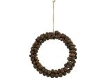 Ghirlanda Di Pigne Decorazione Naturale Ghirlanda Di Pigne Di Ontano Ø25Cm Con Juta Da Appendere