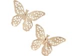 Mini Farfalle In Metallo Decorazione A Pioggia Oro 3Cm 50 Pezzi - Decorazione Tavola, Decorazione Matrimonio, Accessori Artigianali, PK50 Pezzi