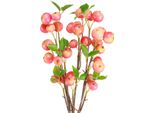 Rami Decorativi Mela Ornamentale Autunnale Decorazione Giallo Rosso L58Cm 3 Pezzi Rami Decorativi Artificiali, 3 Pezzi