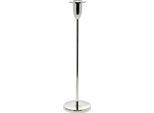 Elegante Portacandele Argento Decorativo Per Candele A Colonna H31Cm Matrimonio Natale