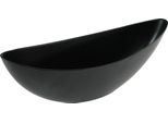 Ciotola Decorativa Nera Vaso Fioriera Plastica 38,5X12,5X13Cm