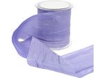 Nastro Da Tavolo Crash Lilla 100Mm 15M - Nastro Per Decorazioni Regalo Per Feste Di Matrimonio