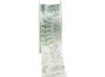Nastro Di Organza Con Ramoscelli Di Foglie, Nastro Di Chiffon, Nastro Decorativo Verde, 40 Mm X 15 M, Confezione Regalo Elegante