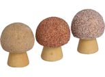 Decorazione A Spaglio Funghi Di Legno Decorazione Mini Funghi Marrone Ø2Cm 24 Pezzi Autunno Decorazione Tavola Fai Da Te