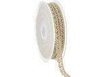 Nastro Decorativo In Pizzo All'uncinetto Beige 12Mm X 20M - Nastro Per Gioielli, Vintage, Matrimonio, Fai Da Te, Decorazione