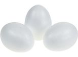 Uova Di Polistirolo Bianche 10 Cm 10 Pezzi Uova Di Pasqua Decorative Fai Da Te, 10 Pezzi