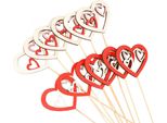 Fiore Spina Cuore Rosso Decorazione Spina 7Cm San Valentino Festa Della Mamma Matrimonio 12Pcs