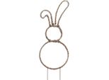 Coniglietti Pasquali Decorazioni Coniglietto In Metallo 36 Cm Decorazioni Naturali Set Da 4 Primavera, 4 Pezzi