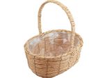 Cesto Con Manico - Cesto Per Piante Cesto Regalo 31X23X36 Cm Artificiale Decorativo