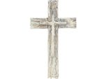 Croce Per Decorazione Tombale In Poliresina 12X7Cm Grigio-Bianco, Resistente Alle Intemperie, Per La Realizzazione Di Urne E Tombe, Set Di 6 Pezzi