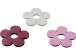 Fiori Di Legno Da Spargere Decorazione Da Tavola Rosa Viola Bianco Ø4Cm 72 Pezzi