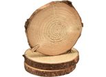 Dischi Di Legno Rustici Per Decorazioni Creative E Idee Artigianali, 9 Pezzi