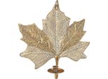 Portacandele Da Parete Foglia D'acero Design Oro Antico Metallo 42Cm Decorazione Autunnale Decorazione Da Parete Vintage