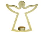 Angelo Decorativo Porta Tealight Appeso In Metallo Dorato Decorazione Finestra 20Cm