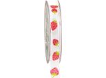 Nastro Decorativo Fragole Nastro Tessuto Primavera 15 Mm 20 M Nastro Regalo