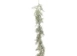 Ghirlanda Decorativa Di Calocephalus Grigio-Argento 122 Cm - Pianta Artificiale Per Interni Eleganti E Idee Di Decorazione Creative