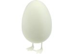 Uovo Decorativo Con Gambe Bianco H25Cm Uovo Di Pasqua Decorazione Da Tavolo Figura Di Decorazione Di Pasqua