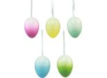 Uova Di Plastica Colori Pastello Uova Di Pasqua Decorazioni Da Appendere 10 Pezzi 4X5,5 Cm, 10 Pezzi