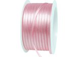 Nastro Regalo In Raso Nastro Decorativo Rosa Pastello Matrimonio 3Mm 50M
