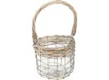 Luce Del Vento Appesa Decorazione Vintage In Metallo Vetro Set Di 2 Ø13Cm H12Cm
