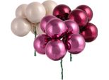 Specchio Bacche Di Vetro Bacche Mix Palle Decorazione Di Natale Ø40Mm 36Pcs