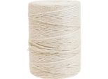 Cordone Di Iuta Bianco Ø3Mm 150M Decorazione Artigianale