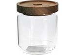 Portacandele In Vetro Portacandele A Bastoncino Decorativi Coperchio In Legno Set Di 2