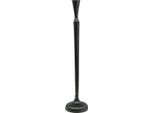 Elegante Portacandele In Metallo Nero H59Cm Ø13Cm - Moderno Portacandele A Bastoncino - Accessorio Per La Casa Per La Decorazione Della Tavola