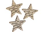 Decorazione A Spruzzo Stelle Di Legno Natura Natalizia Ø4Cm 72 Pezzi Decorazione Da Tavolo Idee Artigianali