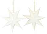 Decorazioni Natalizie Per Finestre A Forma Di Stelle Di Carta, Set Da 4 Pezzi, Ø 21 Cm, 4 Pezzi