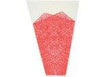 Sacchetto Per Fiori In Juta Rosso 36 Cm Confezione Decorativa 50 Pezzi, 50 Pezzi