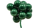 Mini Baubles Natalizi Su Filo Ø25Mm Verde Vetro 140Pz Per Decorazioni Festive