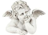Angelo Decorativo In Poliresina Decorazione Della Tomba Grigio Bianco 6Cm Set Di 3 Statuette Resistenti Alle Intemperie