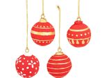 Decorazioni Natalizie In Cartapesta Gioielli Fatti A Mano Per Le Feste, 4 Pezzi
