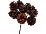 Pigne Cerate Cablate 100 Pezzi Per Decorazioni Natalizie, Corone D'avvento E Composizioni