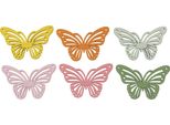 Farfalle Di Legno Sparse Decorazione Colorata 4,5×3Cm 48Pz Decorazione Da Tavolo Artigianato