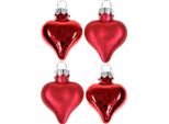 Decorazioni Natalizie A Forma Di Cuore 22 Pezzi Rosso 3 Cm Decorazioni Natalizie, 22 Pezzi