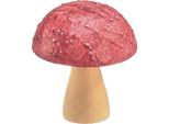 Funghi Di Legno Decorativi Da Tavola Autunno Rosso Natura 5×6Cm 9Pz - Funghi Decorativi Autunno Decorazione