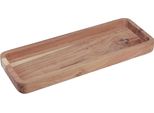 Vassoio Decorativo In Legno Di Acacia Vassoio In Legno Dal Design Naturale 40×15 Cm, Versatile, Per Servire Con Stile