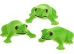 Rana Decorativa Verde 7,5 Cm - Decorazione Da Tavolo, Vetrina, Decorazione Primaverile, Portafortuna, Set Di 9 Pezzi