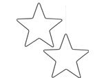 Decorazione Natalizia In Metallo Stella Nera Decorazione Finestra E Albero Ciondolo 20Cm 6Pcs