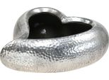 Ciotola Per Piante In Ceramica Argentata A Forma Di Cuore 24 Cm Per Decorazioni Da Tavola E Idee Regalo